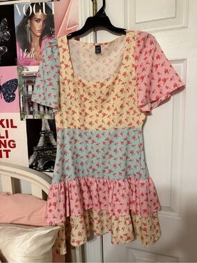 Floral Colorful Dress